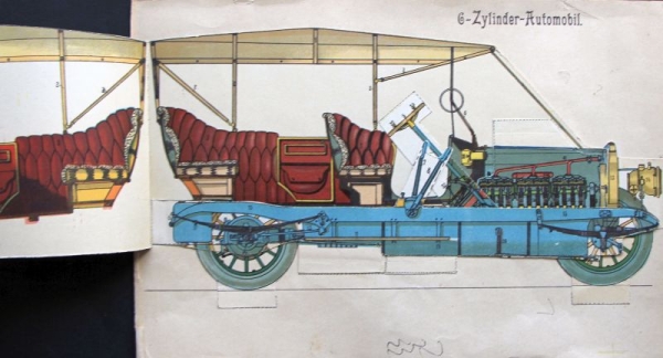 Sectional Model 6 Cylindre Automobile 1910 (4871)